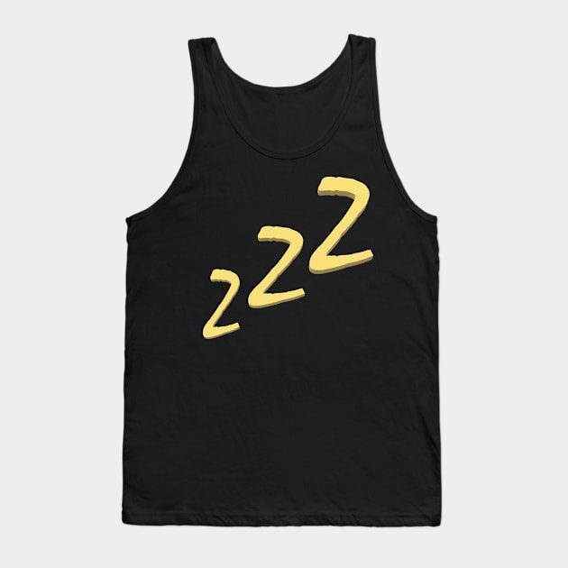 Zzz Tank Top by CDUS